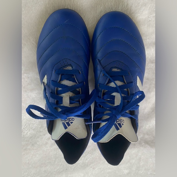 Adidas Soccer Shoes Boys Size 5 Color Blue - Picture 9 of 9